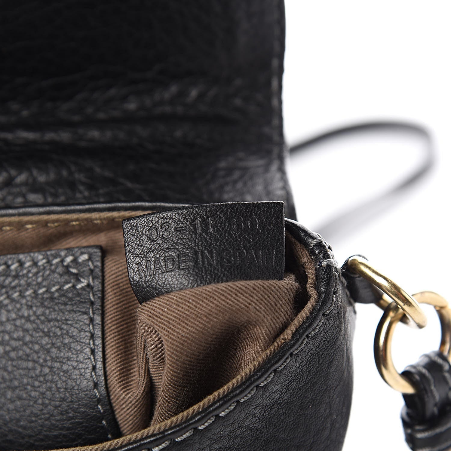 Chloe Calfskin Marcie Pochette Crossbody Bag Black 7 of 10