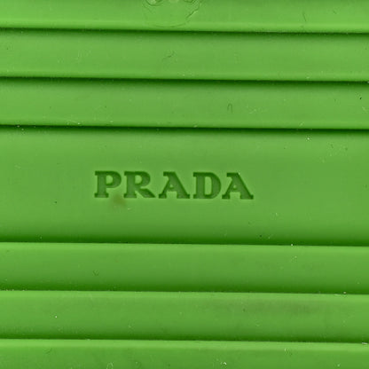 Prada Soft Rubber Mesh Mens America's Cup Sneakers 42 Apple Green 7 of 10