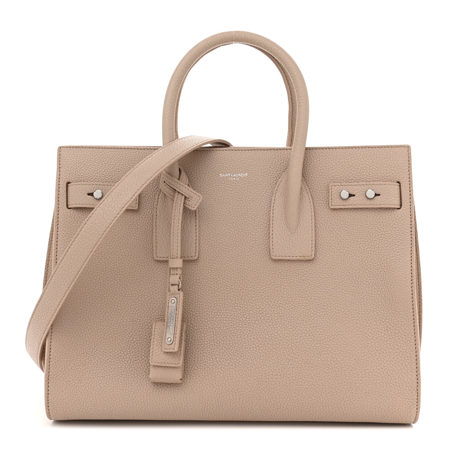Saint Laurent Grained Calfskin Small Supple Sac De Jour Light Natural 1 of 15