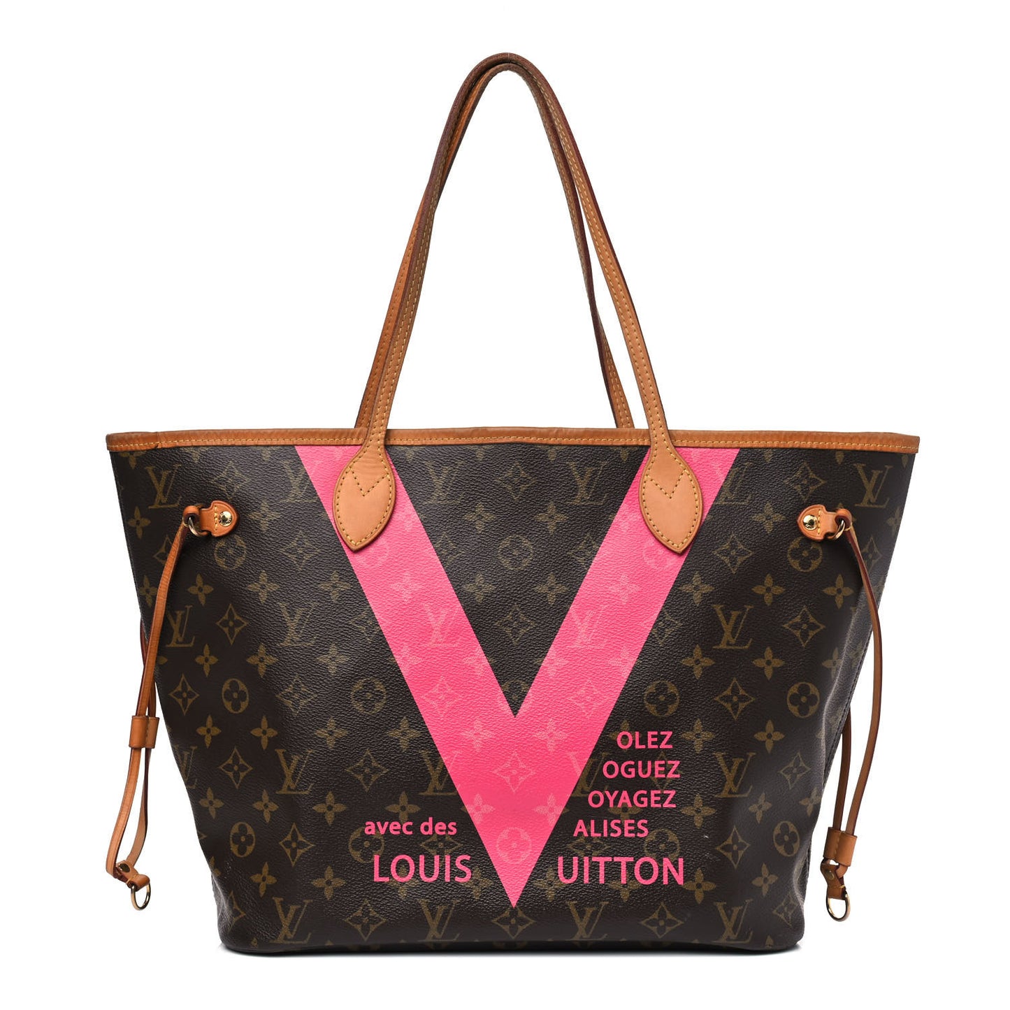 Monogram V Neverfull MM Grenade