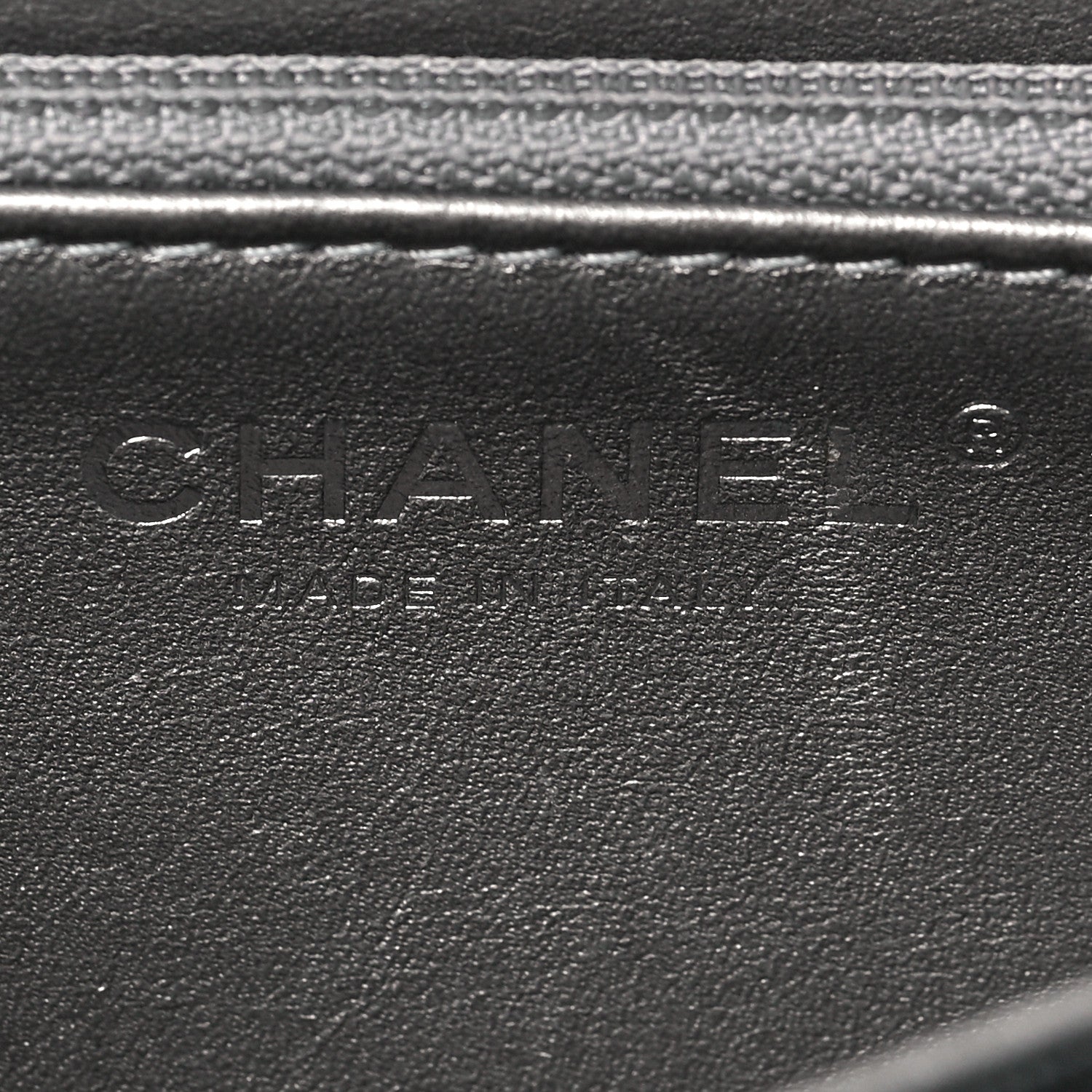 Chanel Goatskin Quilted Logo Small Chic Flap Black 5 of 7