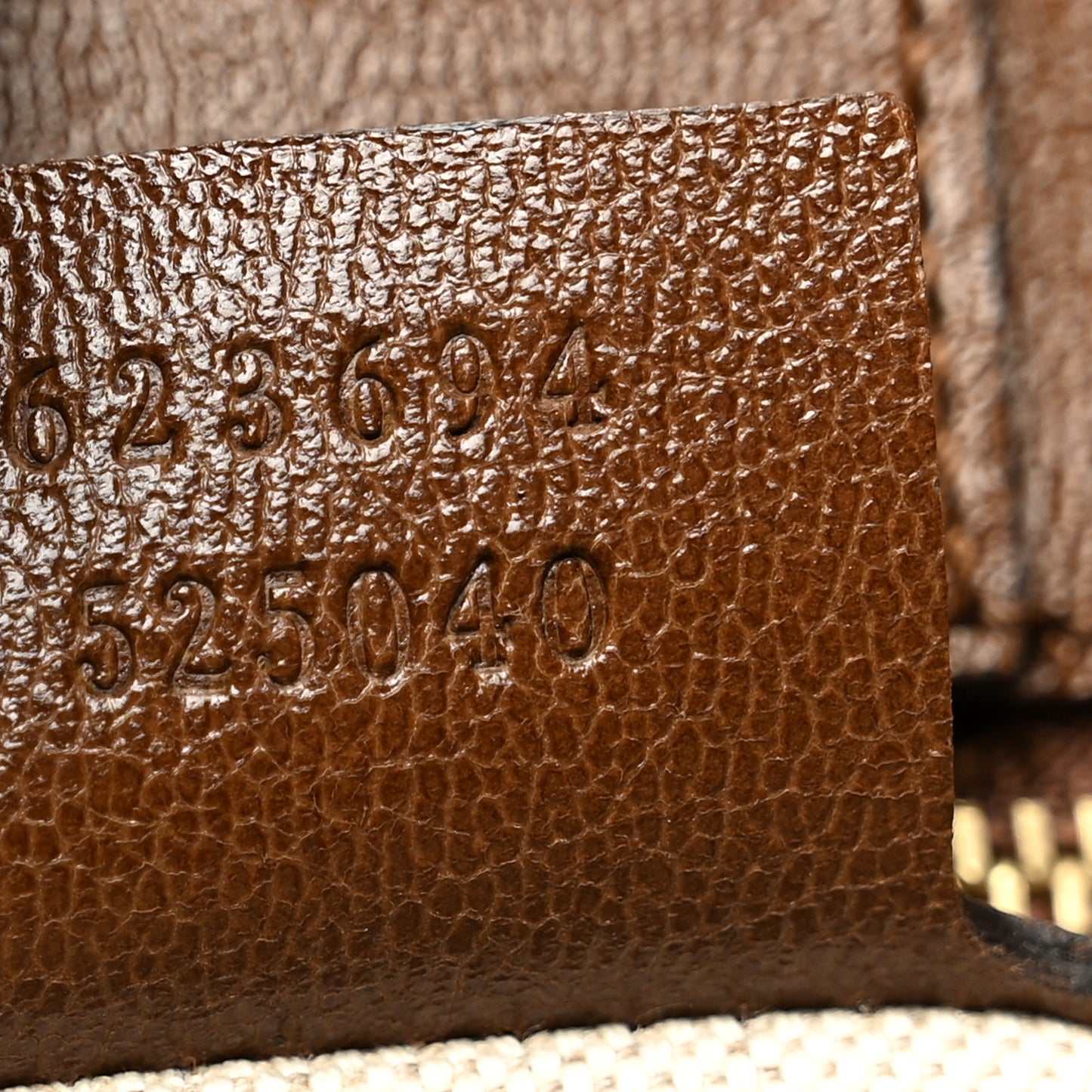Monogram Horsebit 1955 Tote Bag Beige Brown Sugar