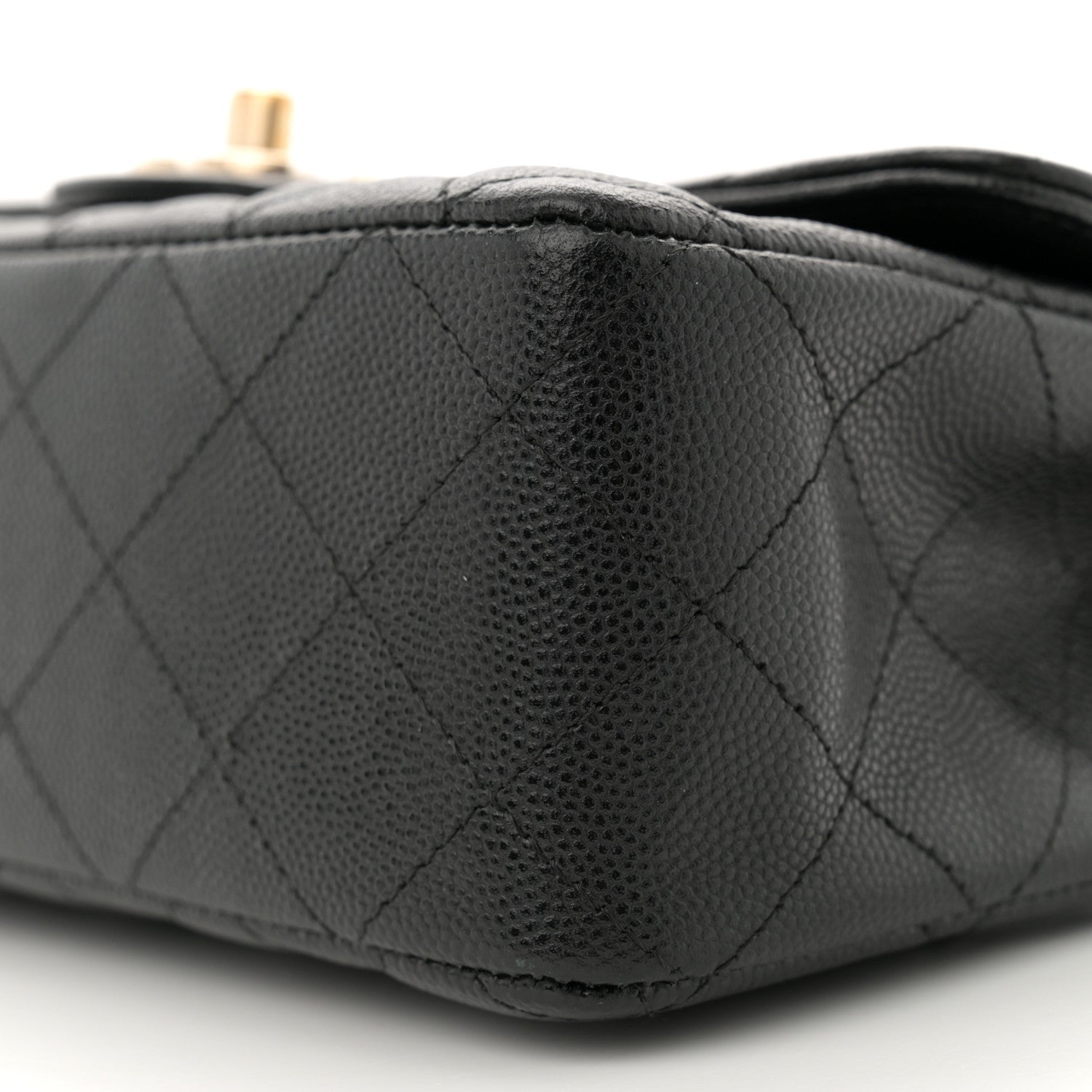 Chanel Caviar Quilted Mini Rectangular Flap Black 10 of 11