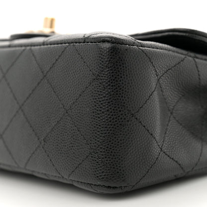 Chanel Caviar Quilted Mini Rectangular Flap Black 10 of 11