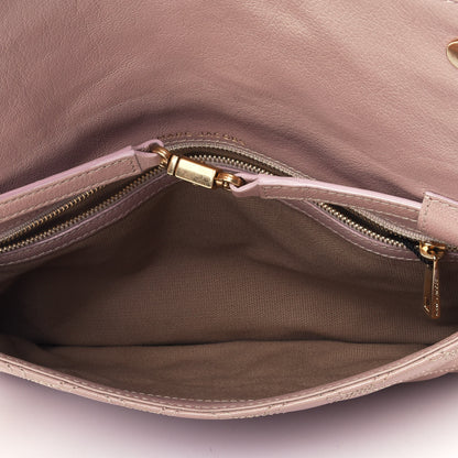 Marc Jacobs Lambskin Quilted Sandy Convertible Clutch Bag Pink 4 of 4