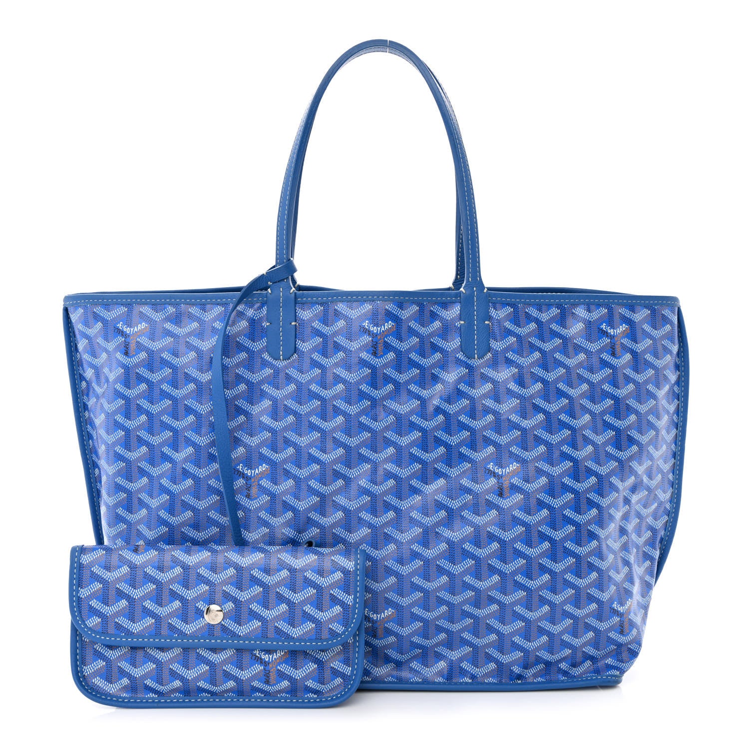 Goyard Goyardine Reversible Anjou PM Sky Blue 1 of 24