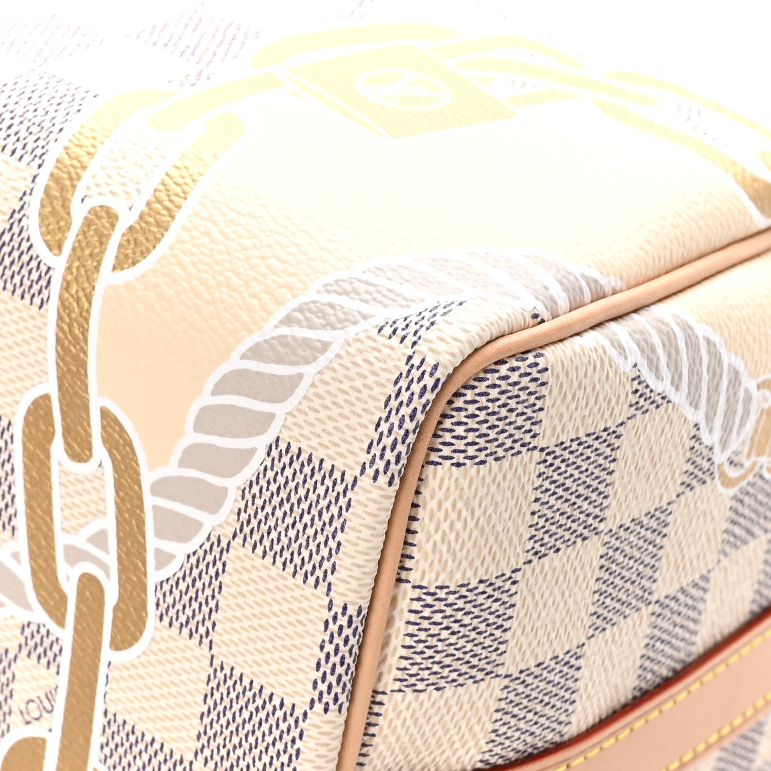 Louis Vuitton Damier Azur Nautical Speedy Bandouliere 25 10 of 13