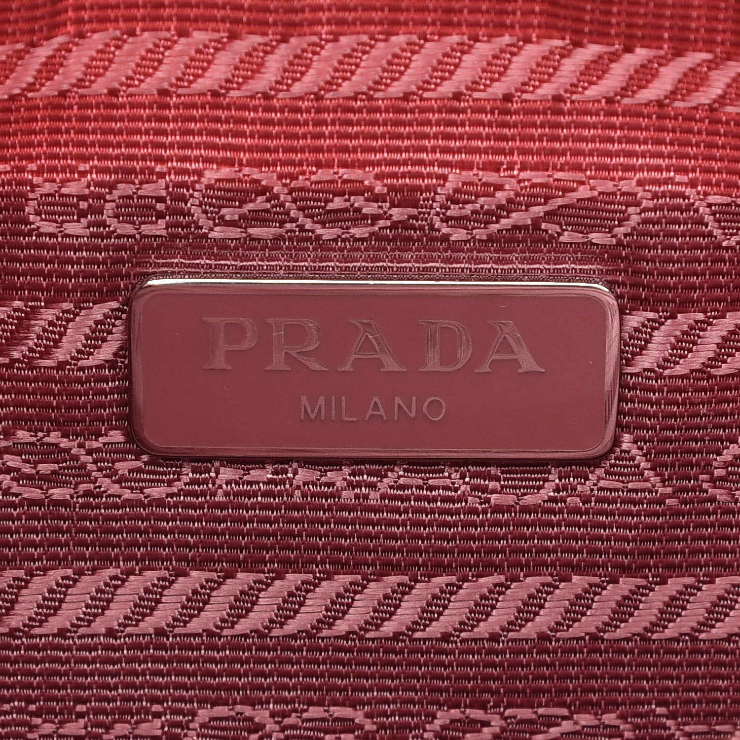 Prada Tessuto Nylon Saffiano Mini Re-Edition 2000 Bag Rosa 8 of 10