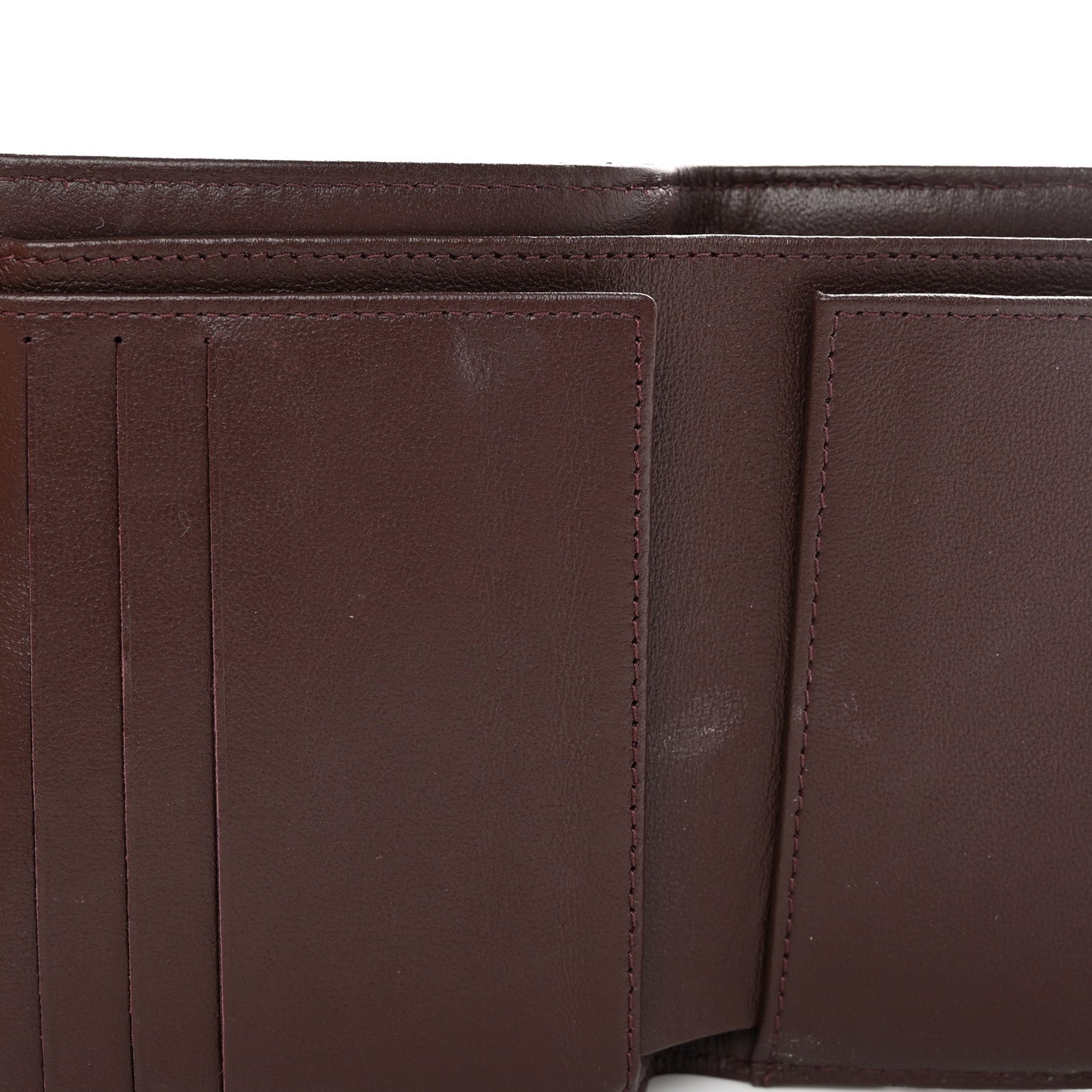 Lambskin Quilted Compact Flap Wallet Black
