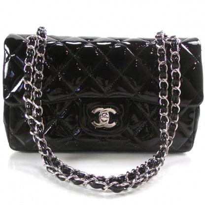 Chanel Patent Medium Double Flap Black 1 of 10