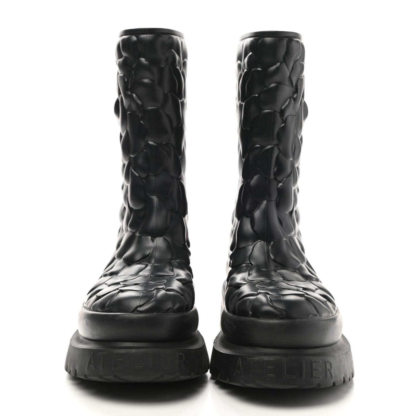 Rubber Atelier 03 Rose Edition 30/50mm Short Rainboots 37 Black
