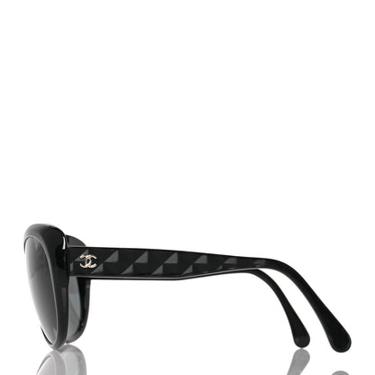 Chanel Acetate Quilted CC Sunglasses 5184 Black 3 of 8