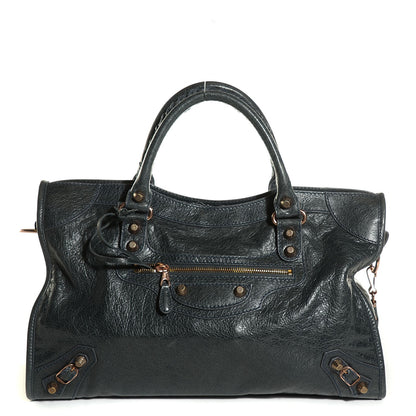 Balenciaga Agneau Giant 12 Rose Gold Hardware City Anthracite 1 of 15