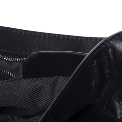 Proenza Schouler Crackled Lambskin PS1 Plus Zip Backpack Black 8 of 8