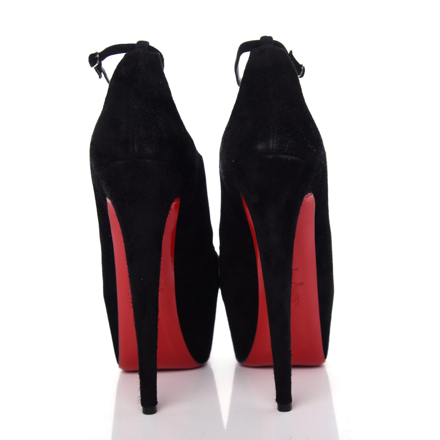 Christian Louboutin Suede Maillot 160 Pumps 41 Black 7 of 9