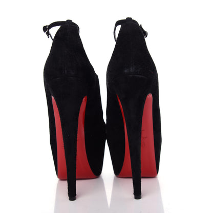 Christian Louboutin Suede Maillot 160 Pumps 41 Black 7 of 9