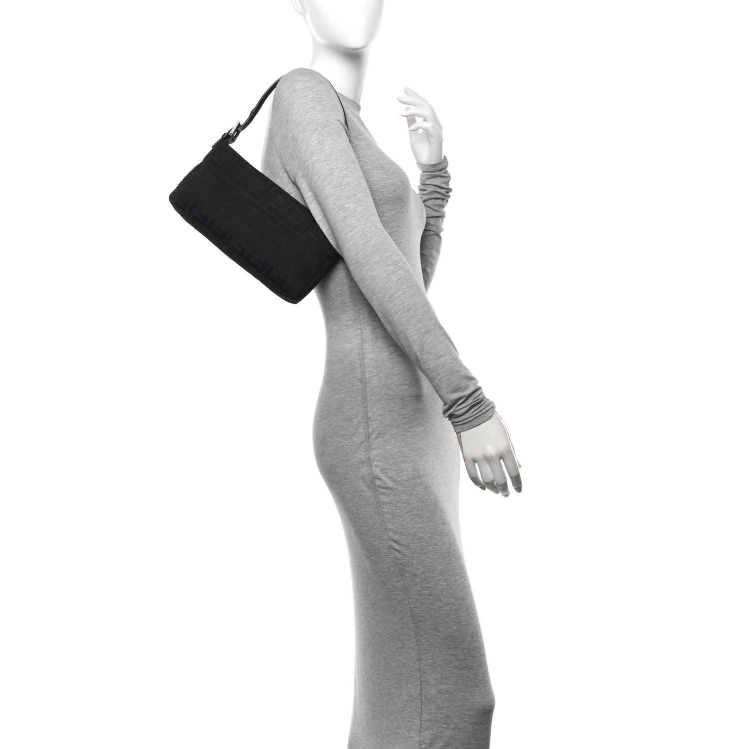 Fendi Zucca Pochette Black 2 of 9
