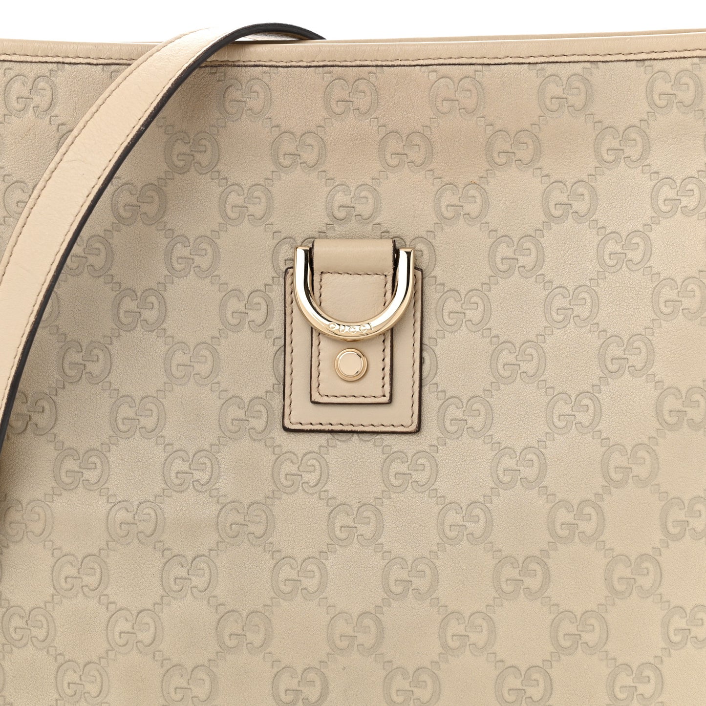 Guccissima Abbey Messenger Bag Off White