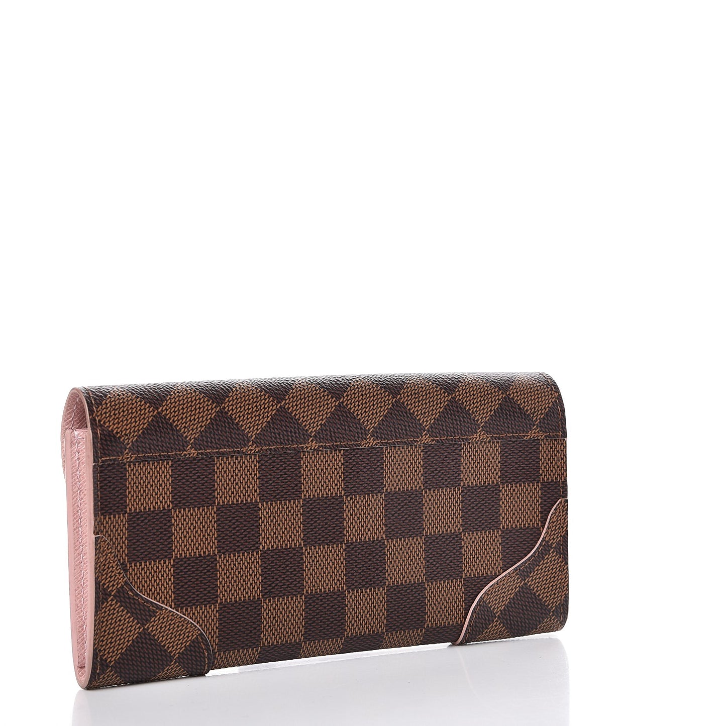 Damier Ebene Caissa Wallet Rose Ballerine