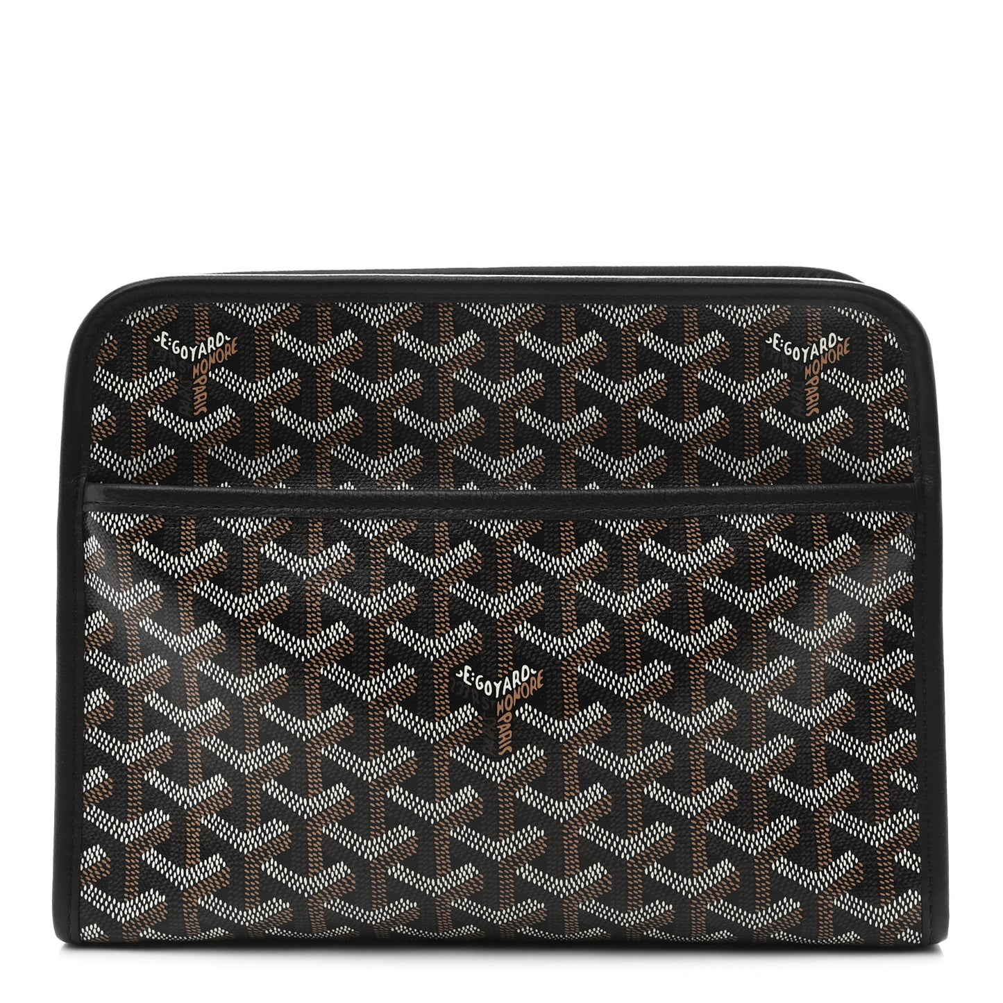 Goyardine Jouvence MM Toiletry Pouch Black