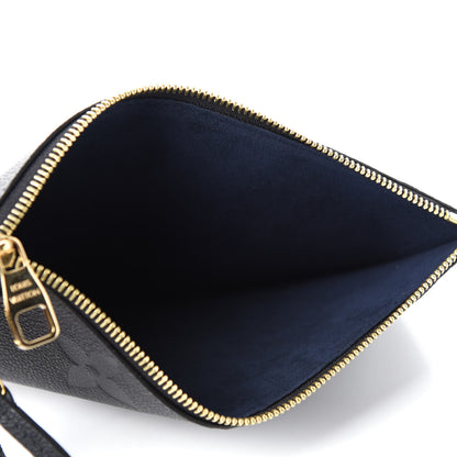 Louis Vuitton Empreinte Monogram Giant Neverfull MM Pochette Black 5 of 6