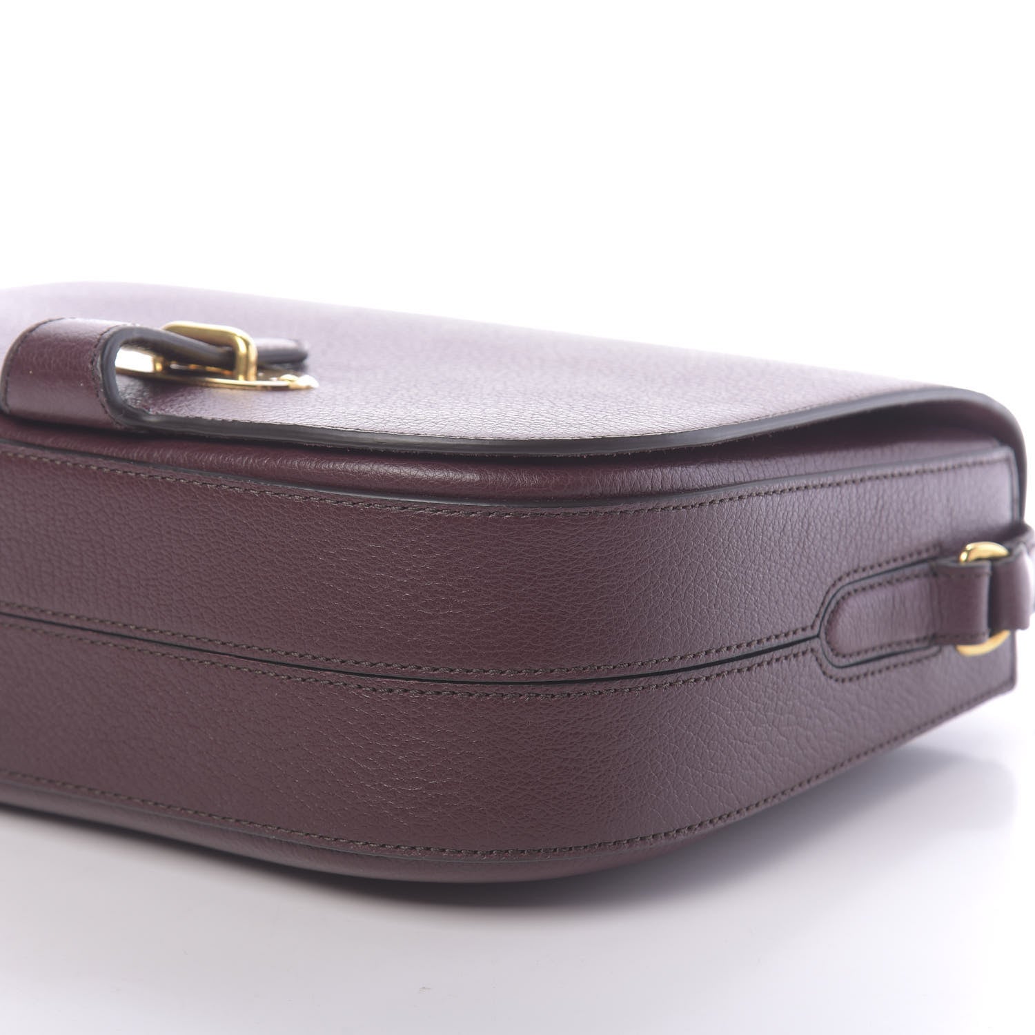 Mulberry Textured Goatskin Calfskin Tenby Shoulder Bag Burgundy 8 of 9