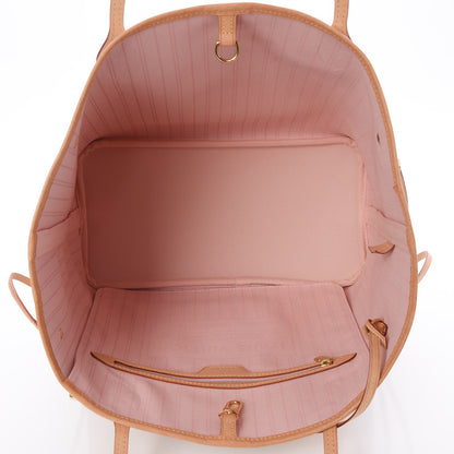 Louis Vuitton Damier Azur Neo Neverfull MM Rose Ballerine 5 of 9