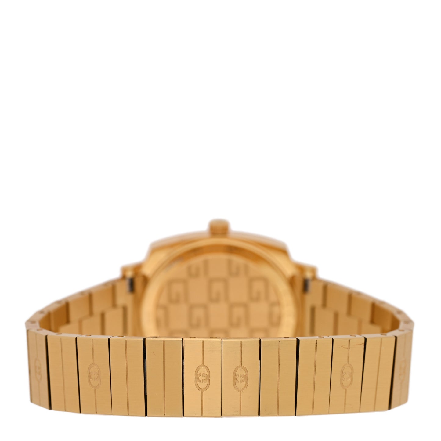 Stainless Steel 27mm Grip Quartz Watch Gold