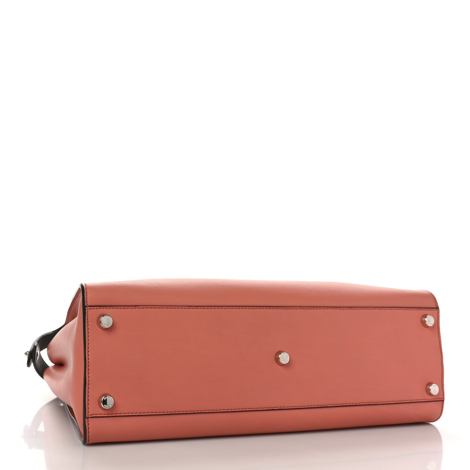 Fendi Vitello Tahiti Burro Large Peekaboo Iconic Essentially Satchel Macaron Foresta 4 of 10