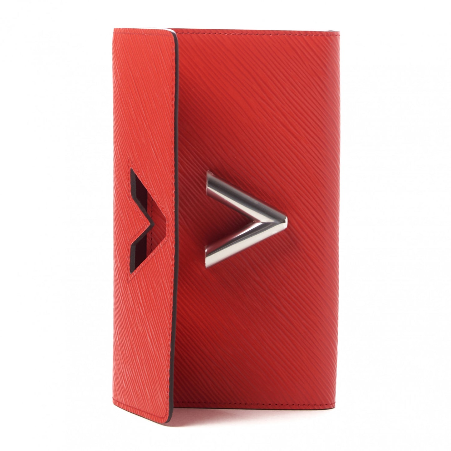 Epi Twist Wallet Coquelicot