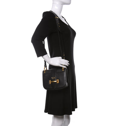 Prada City Calf Saffiano Pionniere Bag Black 2 of 9