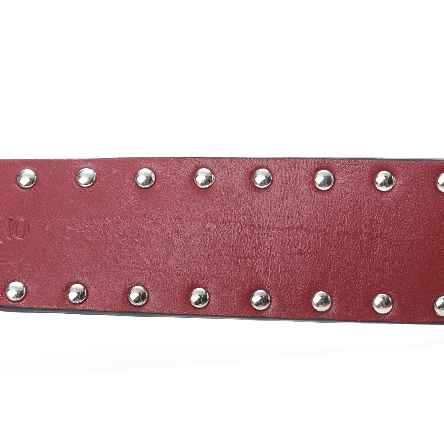 Lambskin Free Rockstud Spike Shoulder Strap Rosso Valentino