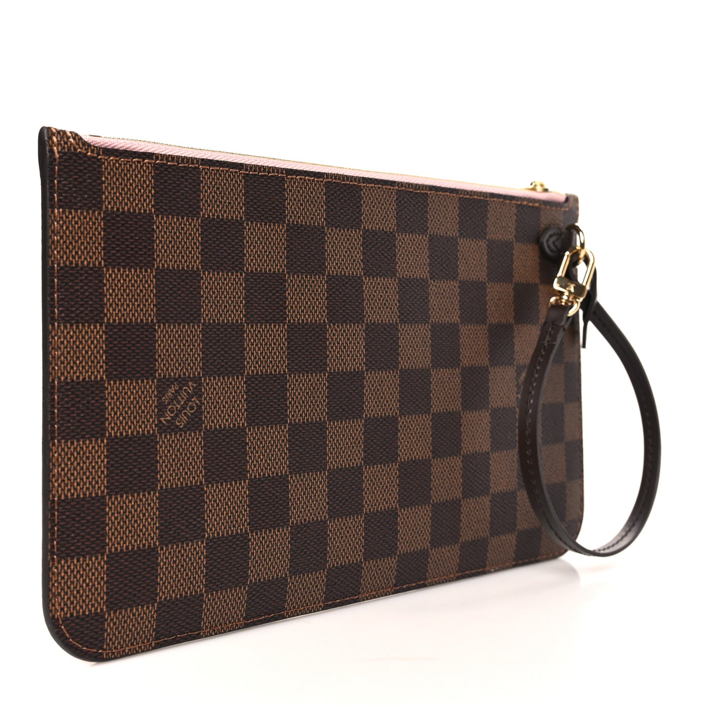 Damier Ebene Neverfull MM GM Pochette Rose Ballerine
