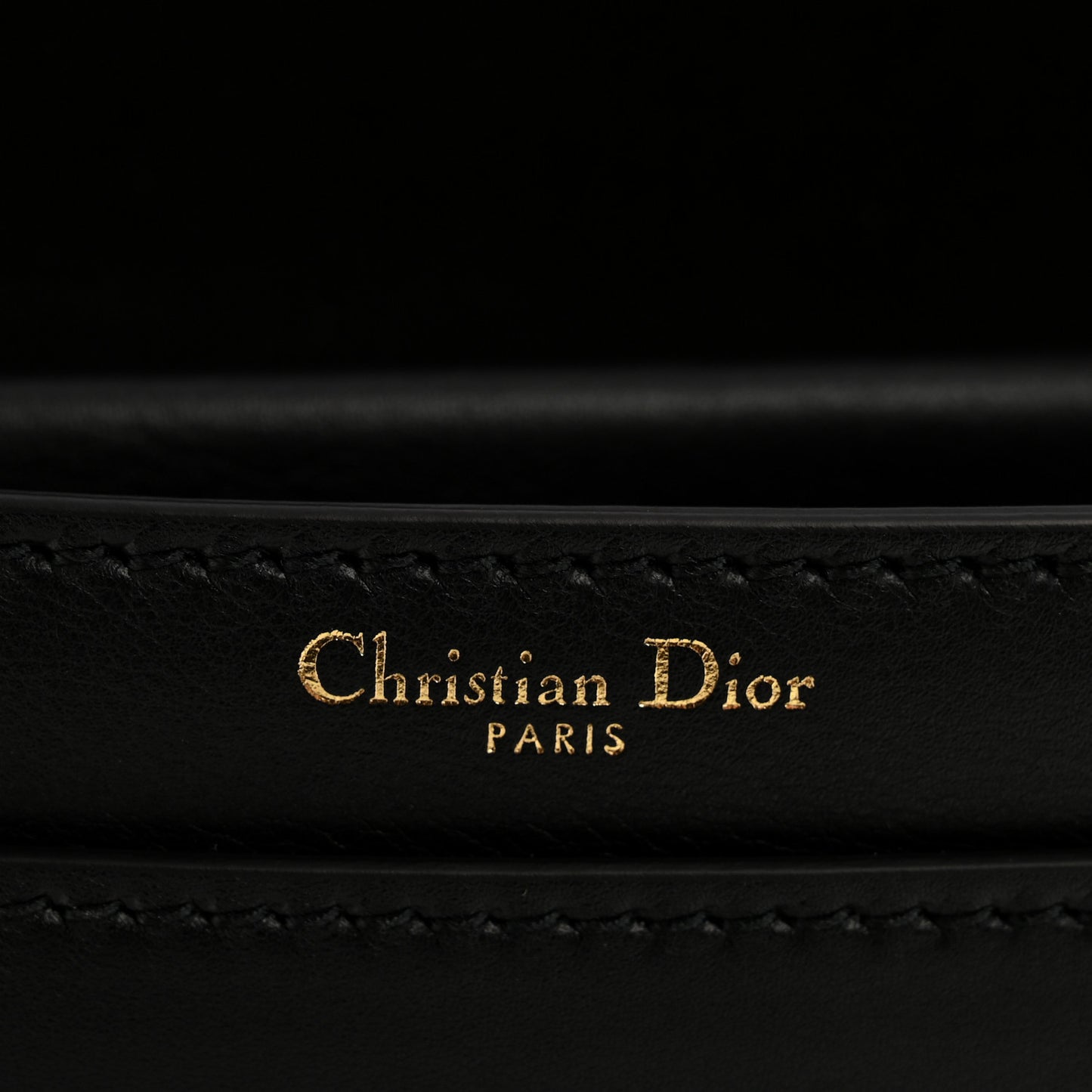Calfskin J'Adior Chain Flap Bag Black