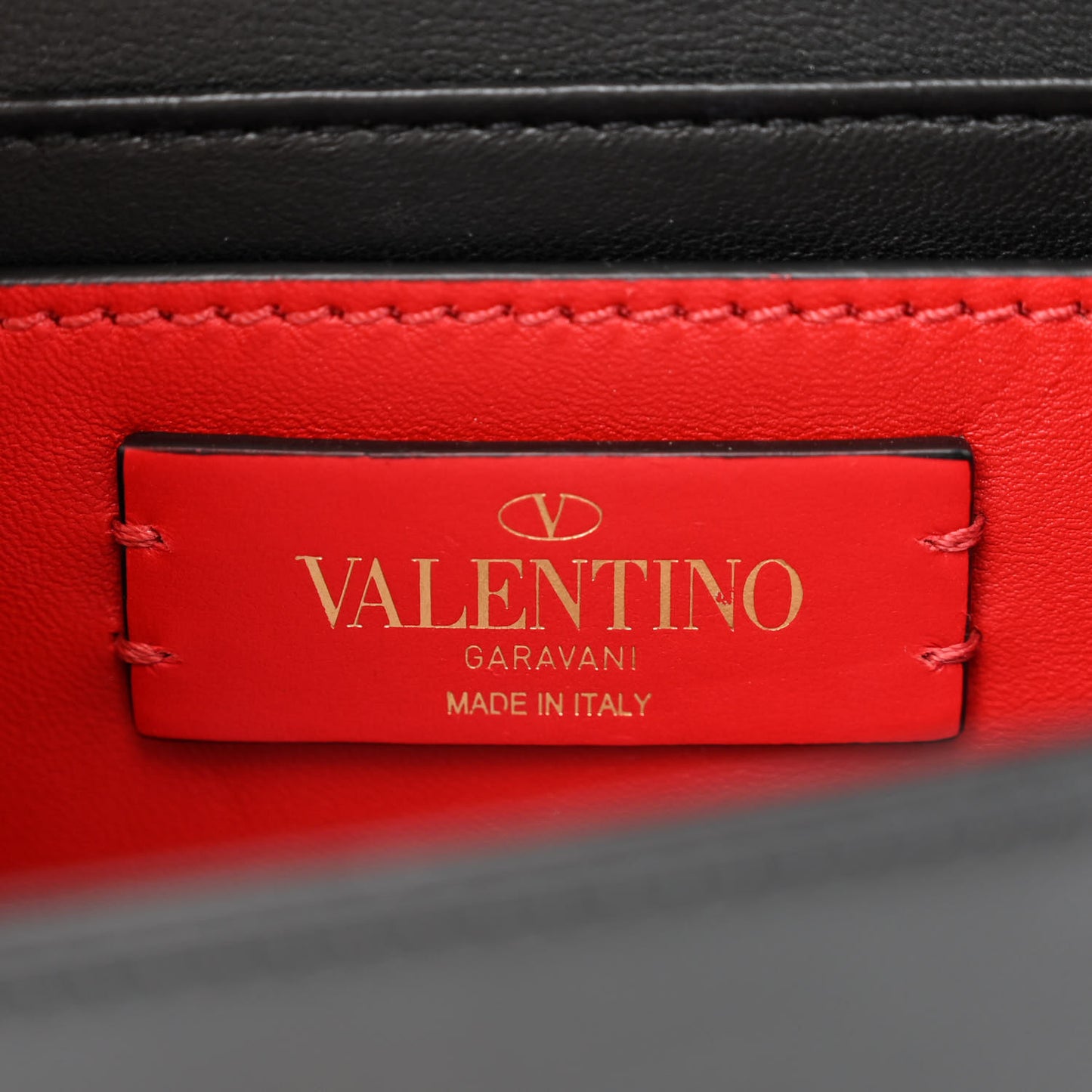 Calfskin Small Supervee Crossbody Bag Black