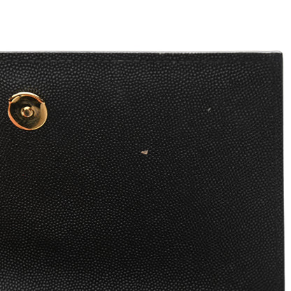 Saint Laurent Grain De Poudre Small Monogram Kate Satchel Black 9 of 9