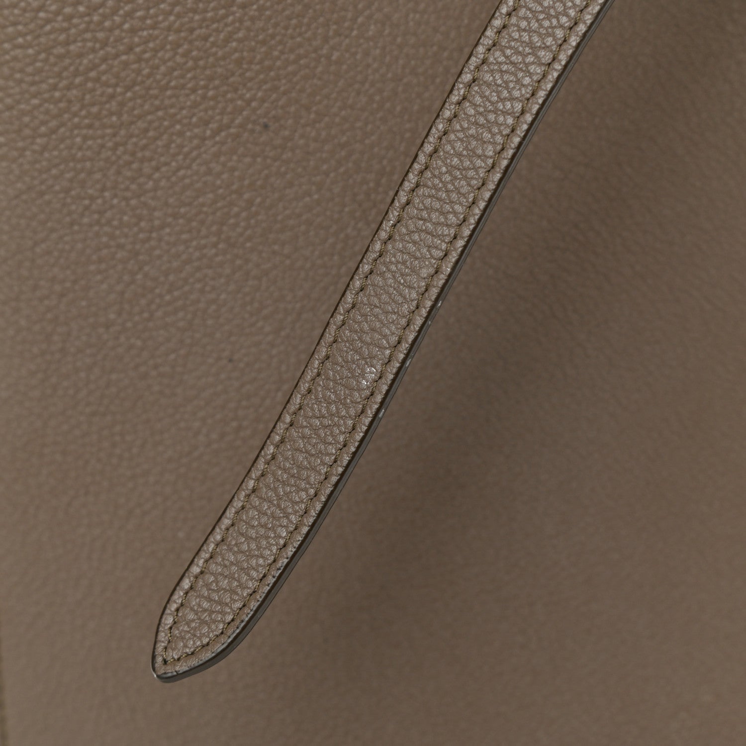 Celine Soft Grained Calfskin Medium Belt Cabas Phantom Taupe 16 of 18