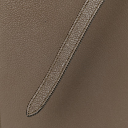 Celine Soft Grained Calfskin Medium Belt Cabas Phantom Taupe 16 of 18