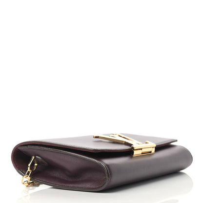 Louis Vuitton Calfskin Chain Louise GM Amarante 3 of 17