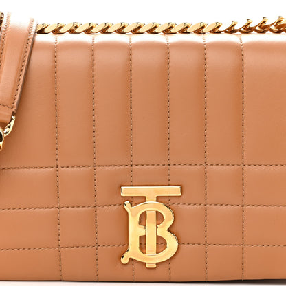 Burberry Lambskin Quilted Small Lola Bag Maple Brown 7 of 9