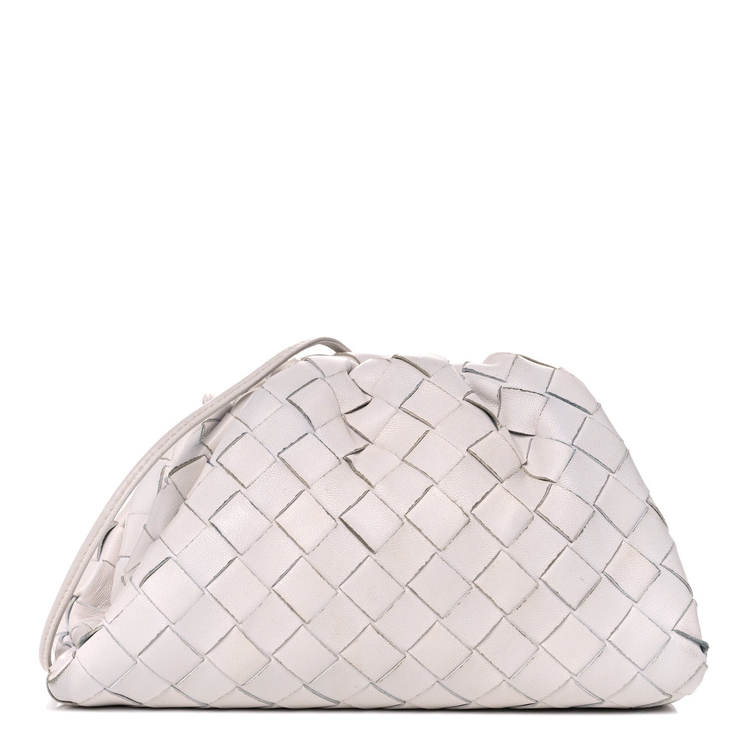 Bottega Veneta Nappa Intrecciato The Mini Pouch Chalk 1 of 14