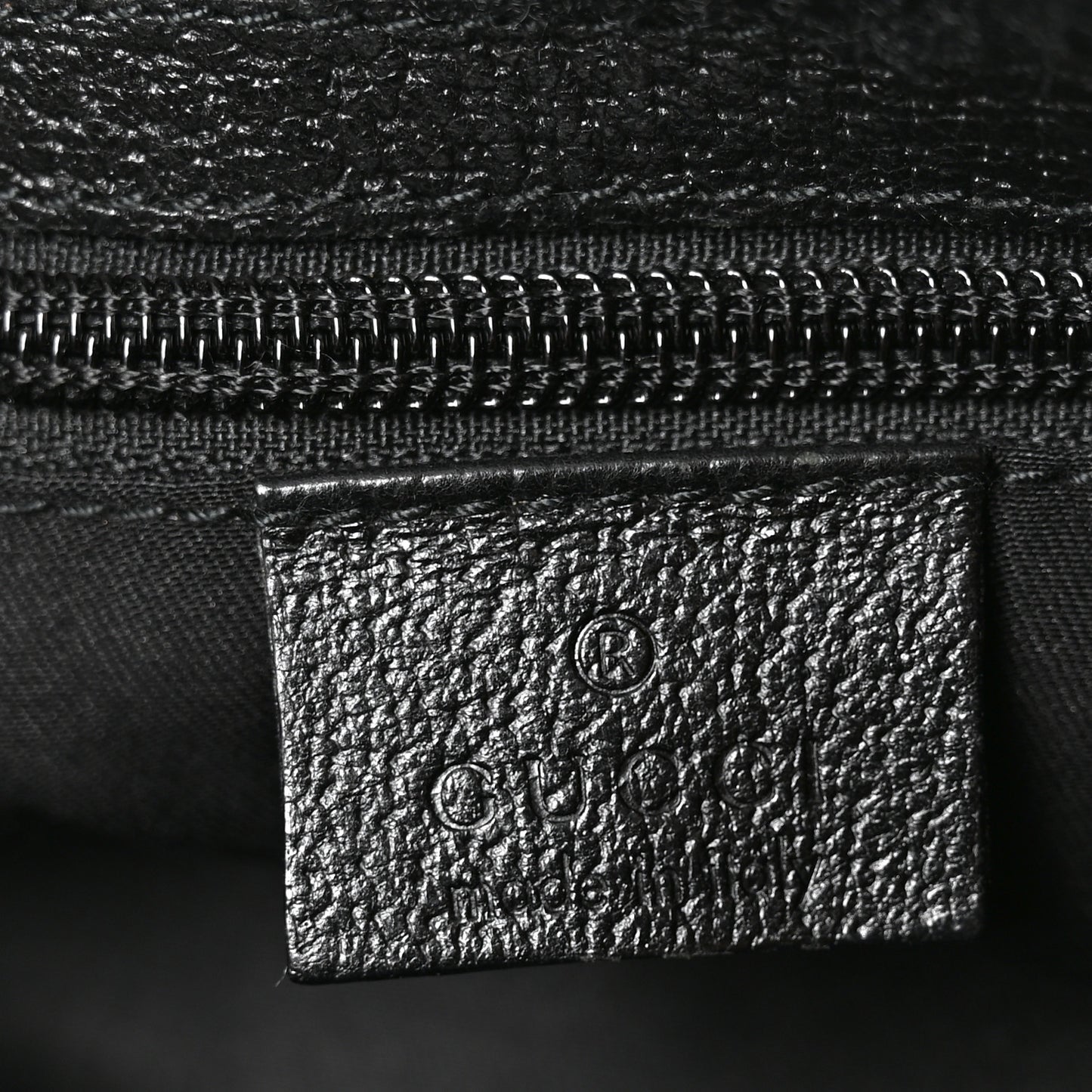 GG Monogram Messenger Crossbody Bag Black