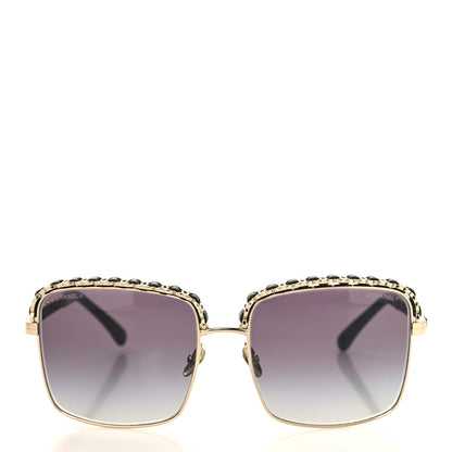 Chanel Metal Square Chain Sunglasses 71369 Grey 2 of 7