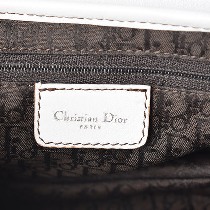 Christian Dior Calfskin Saddle Bag White 6 of 18