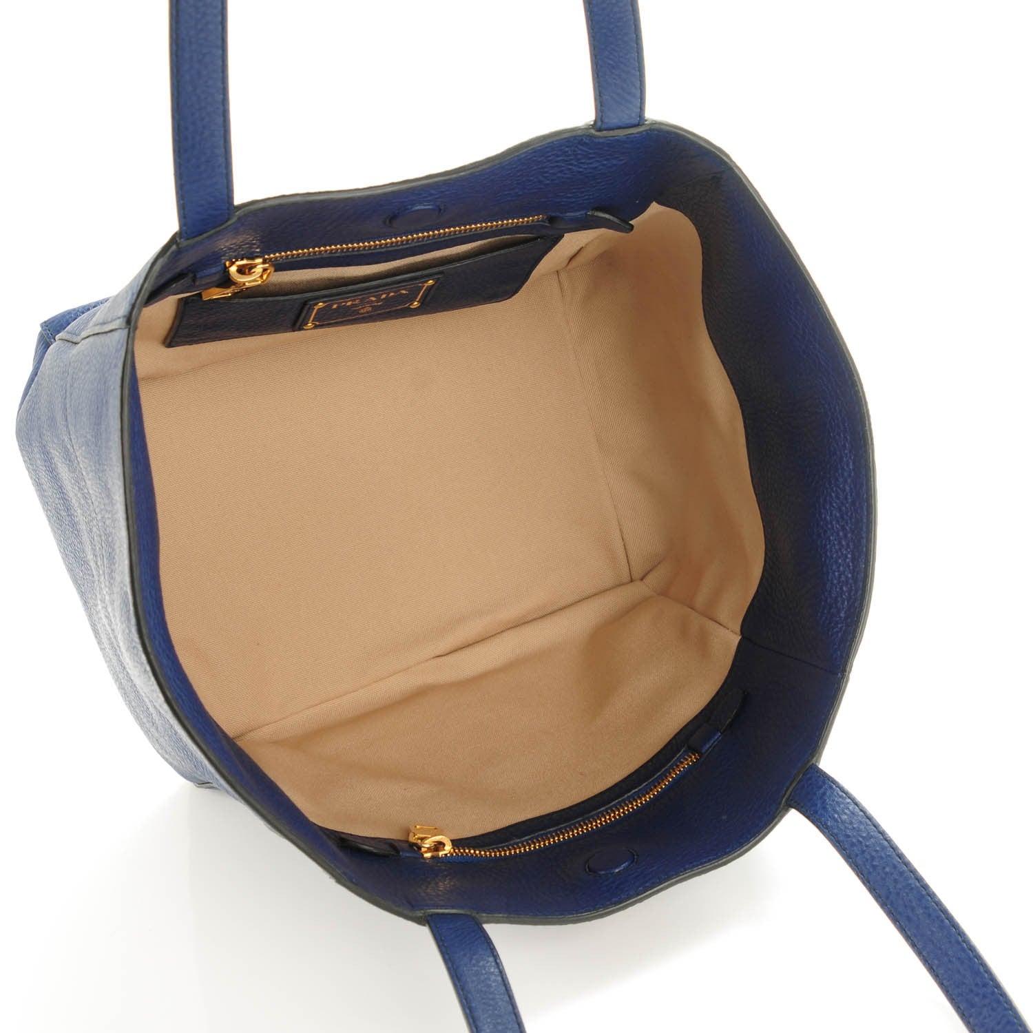 Prada Vitello Daino Tote Inchiostro 5 of 9