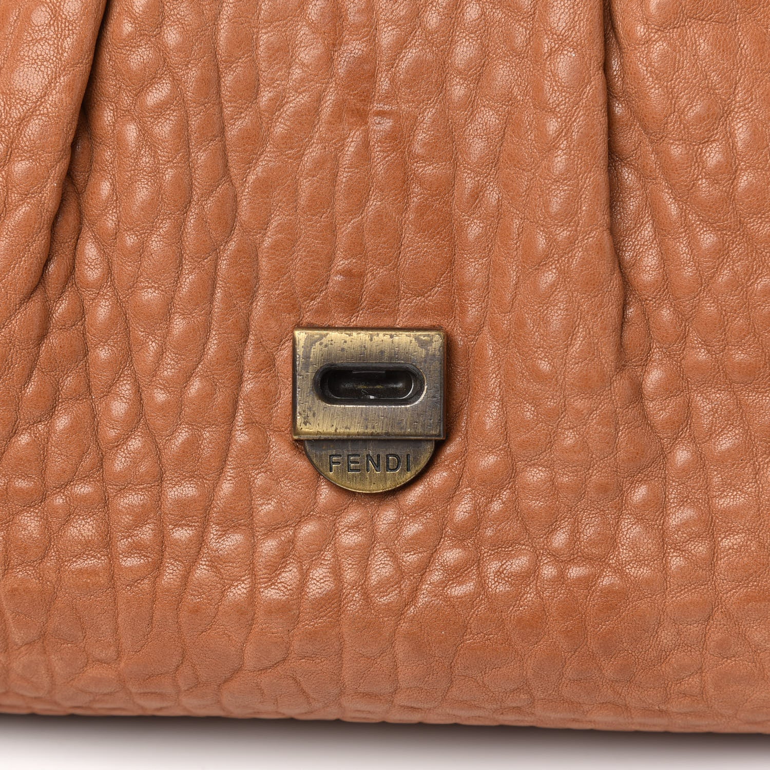 Fendi Nappa Patent B Bag Osso Black 11 of 15