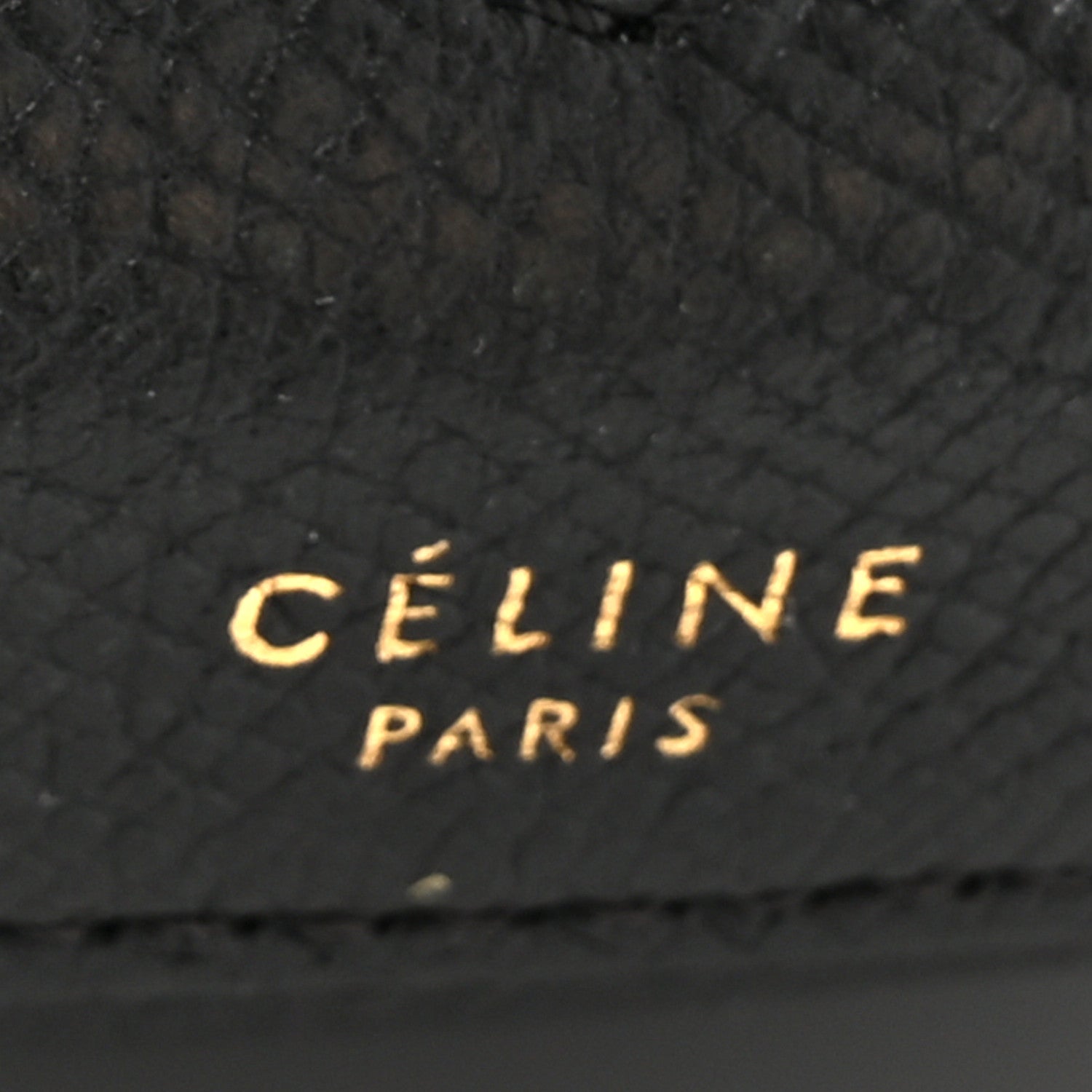 Celine Grained Calfskin Large Trotteur Black 7 of 14