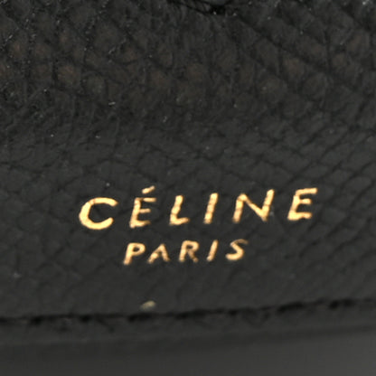 Celine Grained Calfskin Large Trotteur Black 7 of 14