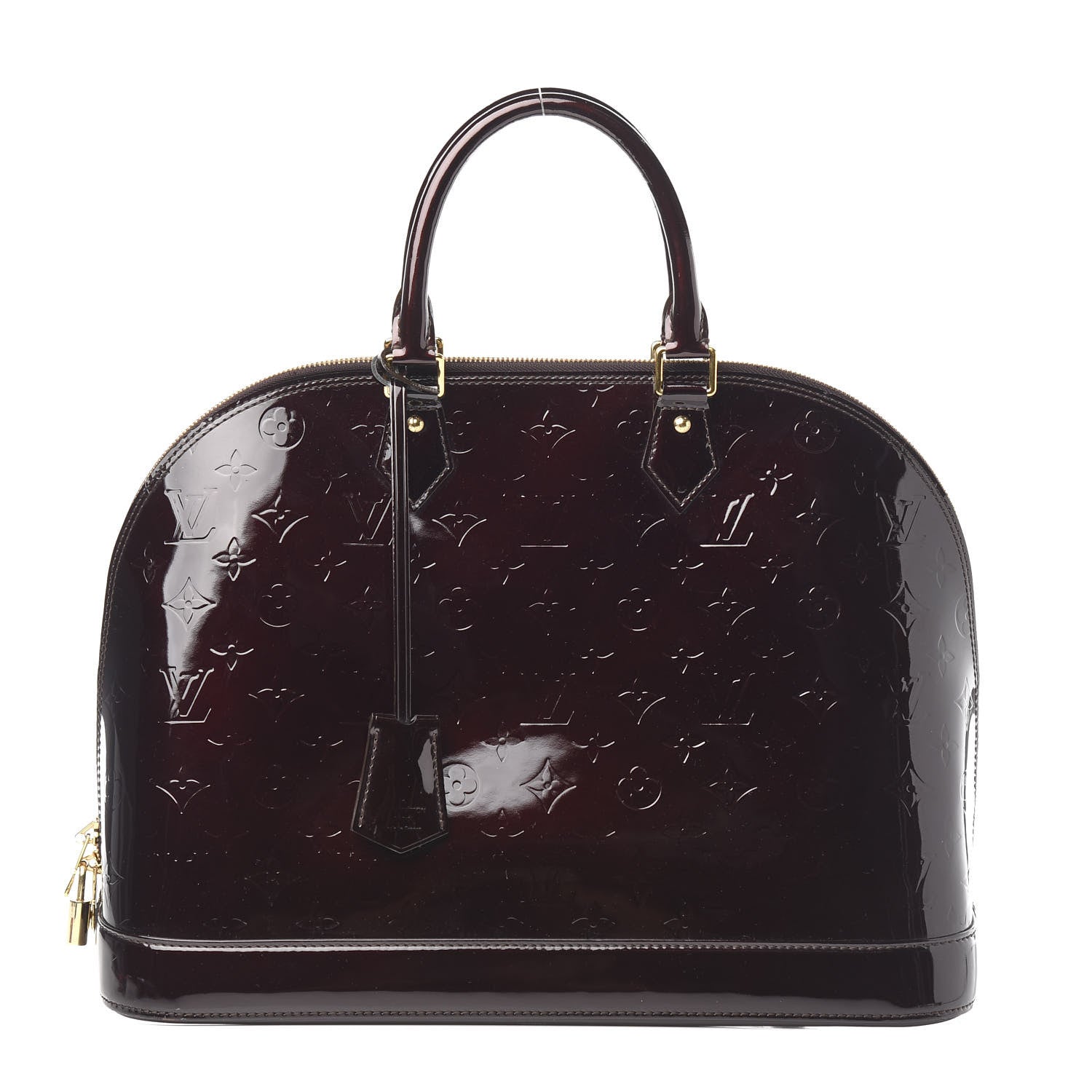 Louis Vuitton Vernis Alma MM Amarante 1 of 10