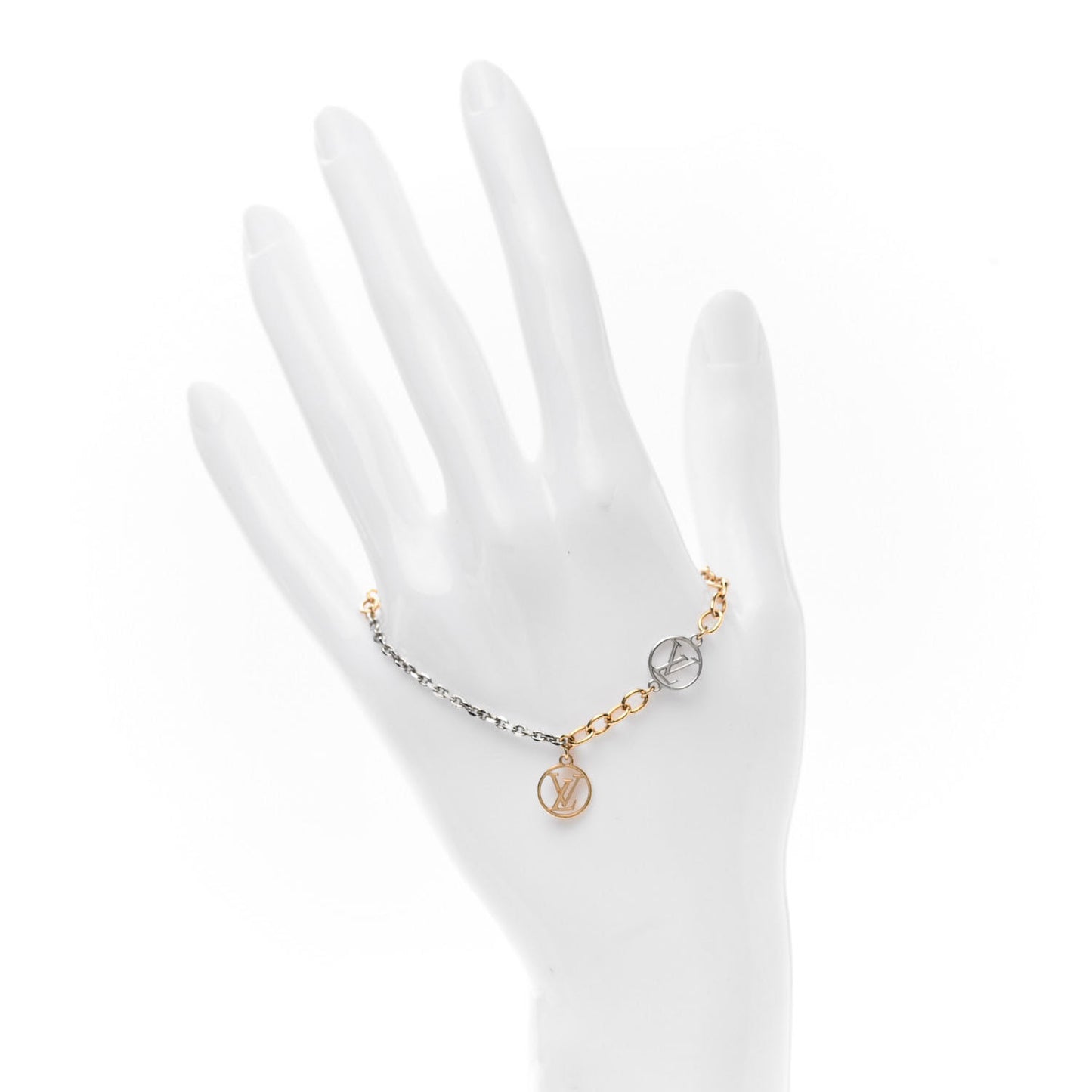 Logomania Bracelet Silver Gold